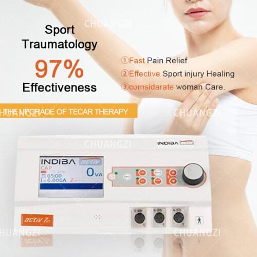 Spain indiba CET RET body sliming machine CAP RES physical therapy equipment ER-45 pain relief anti-cellulite body massager
