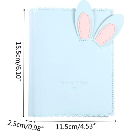 3 Inch 64 Pockets Photo Album Mini Instant Picture Case Storage Cute Bunny Case Drop shipping
