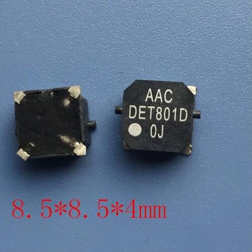AAC DET801D 8540 SMD passive buzzer side phonate 8.5*8.5*4mm