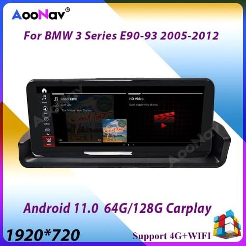 Car Radio For BMW 3 Series E90 E91 E92 E93 2005-2012 Right Hand Drive Android 11.0 GPS Navigation Auto Stereo Receiver