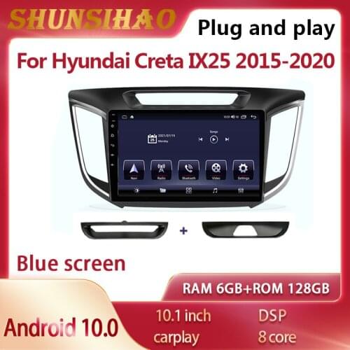 ShunSihao car Radio recorder For Hyundai Creta IX25 2015-2020 Multimedia android all in one GPS Navi Video player Carplay