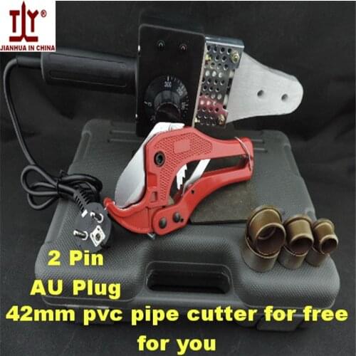 Free Shipping Temperature controled PPR Welding Machine, plastic pipe welding machine with a ppr cutter AC220V/110V 600W 20-32mm