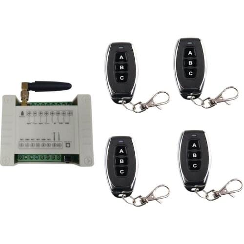 433mhz RF dc12v 24v 48v electric door/curtain/shutters motor wireless remote control switch garage rolling door