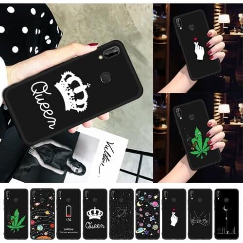Silicone Phone Case For Huawei P30 P20 Mate 20 Pro Lite Pattern Cover For Huawei Honor 8X Max 8C 10 9 Lite 7X Y9 2019 Nova 3i 3