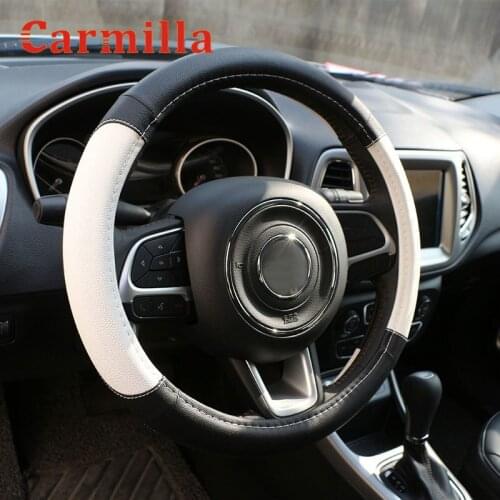 5 Colors Micro Fiber Leather 38cm Steering Wheel Cover for Renault Kadjar Koleos Megane Talisman Scenic 2016 - 2020 Accessories