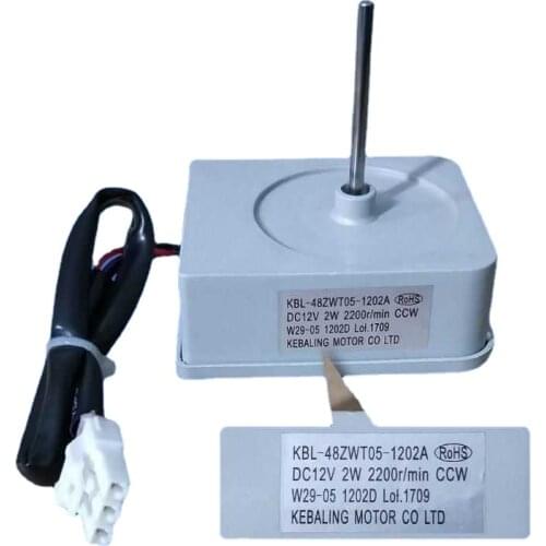 DC12V 2W 2200r/min) Refrigerator Parts Evaporator Fan Motor KBL-48ZWT05-1202A