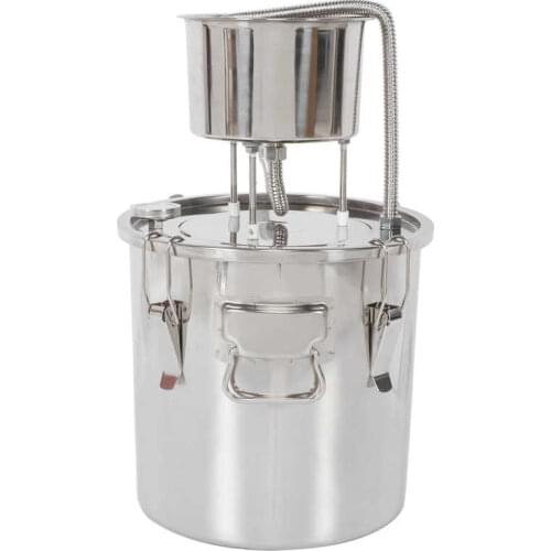 22L Stainless Steel Water Wine Distiller Home Brewing Kit Brew Keg Distillation Equipment