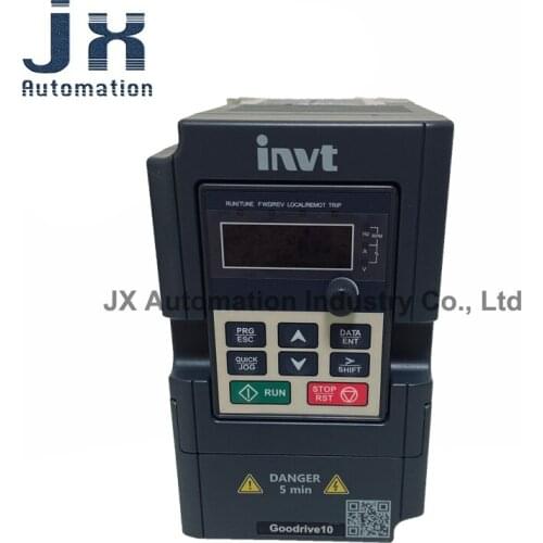 INVT Mini Economical VFD Drive 220VAC Single-phase GD10-0R2G-S2-B GD10-0R4G-S2-B GD10-0R7G-S2-B GD10-1R5G-S2-B GD10-2R2G-S2-B