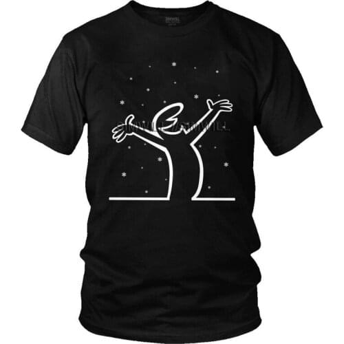 La Linea Snow T-shirt Men Streetwear T Shirt Short Sleeve Animated Cartoon Tshirts Cotton Tees Top Clothing