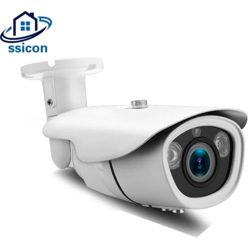 SSICON H.265 5MP POE IP Camera 2.8-12mm Varifocal Lens Manual Zoom IR 40M Infrared P2P Surveillance Security IP Camera ONVIF