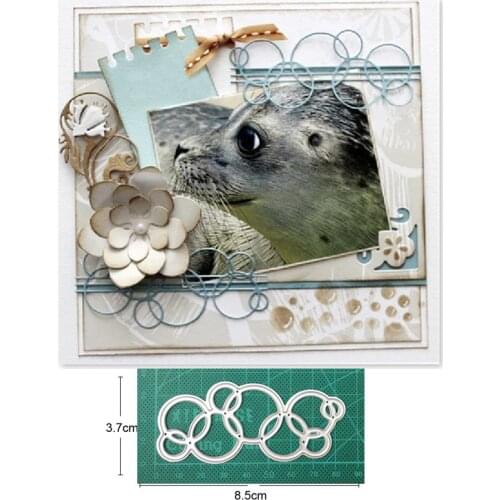 Bubble Border Metal Cutting Dies Cut Die Mold Decoration DIY Scrapbooking dies Paper Craft Knife Mould Blade Punch Stencils Dies