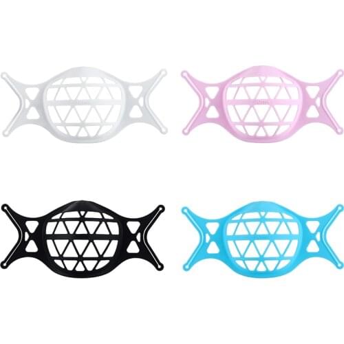 1PC 3D Reusable DIY Face Mask Holder Breathable Support Frame Assist Help Mask Inner Cushion Bracket Food Silicone Mask Racks