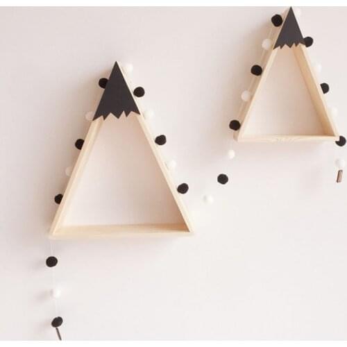 Nordic Wall Shelf Display Hanging Shelving ChildrenS Room House Shape Shelf Home Decoration Accessories Teen Kids Room Decor