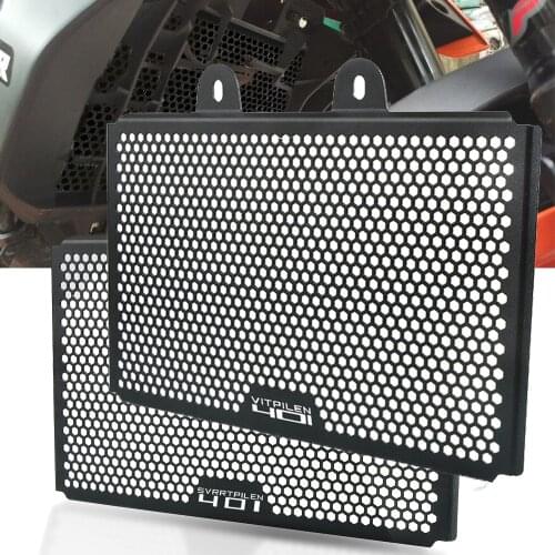 Motorcycle For Husqvarna 401 Svartpilen 401 Vitpilen 2018 2019 2020 Aluminum Radiator Guard Grille Grill Protector Cover