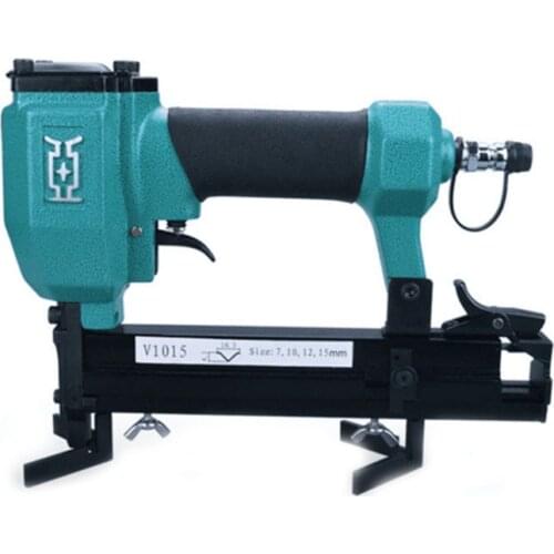 PINTUDY Power Tool Nail Gun Pneumatic V-NAILER Joining Gun Joiner Picture Frame Joiner V1015 Power Tool Accessories 2021 New