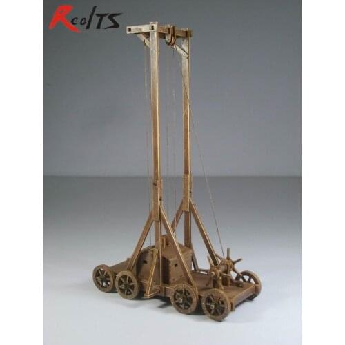 RealTS The ancient chariots model series nest car wooden building model for collect and education toys