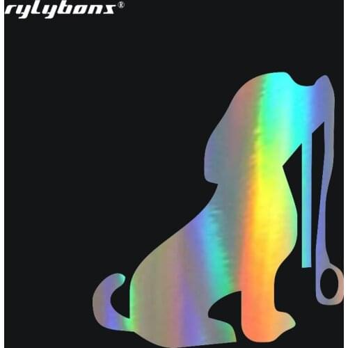 Rylybons Cute Dog Stickers Full Body Car Sticker Car-Styling for Car Accessories in Window Wall Body Tip sticker