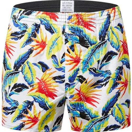 Loose cotton boxer briefs home casual pants mens Alois plus size mens cotton underwear mens boxer shorts