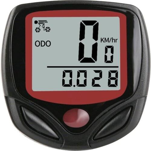 Bike Computer With LCD Digital Display Waterproof Bicycle Odometer Speedometer Riding Accessories Tool Battery Not Include