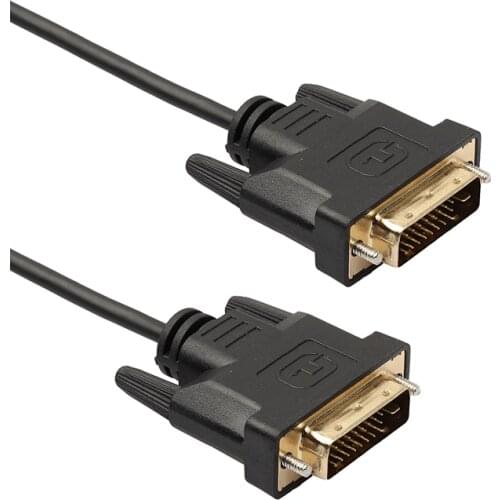 High Speed DVI Cable 1M 1.8M 3M 5M Gold Plated Plug Male TO Male DVI TO DVI 24+1 Cable for LCD DVD HDTV HD Camcorder PS3