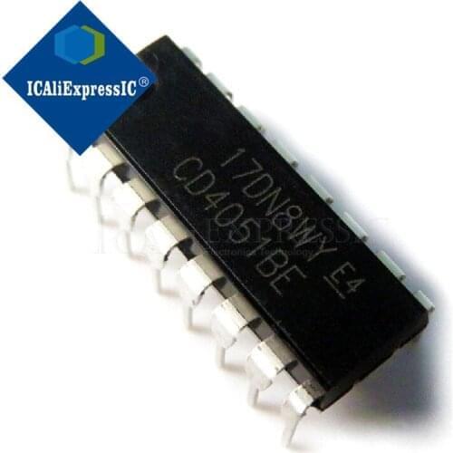 100PCS CD4051BE CD4051BD DIP16 CD4051 DIP In Stock