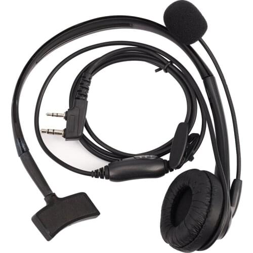 2-pin headphone headset TK220 for Jianwu Baofeng UV-5R BF-888S Retevis H777 PUXING TYT interphone C9009