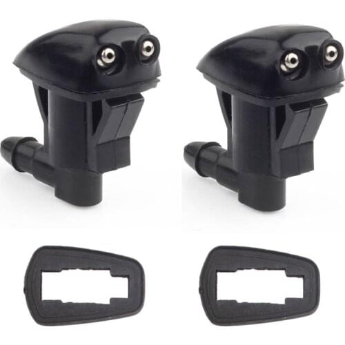2x Front Windshield Washer Wiper Spray Nozzle For Jeep Grand Cherokee 2005-2010 E7CA