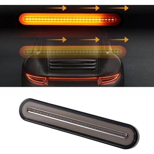 2PCS Sequential Turn Signal Lights for Car Auto 3 In1 Neon Directional LED Lamp Trailer Truck Additional Brake Tail Light