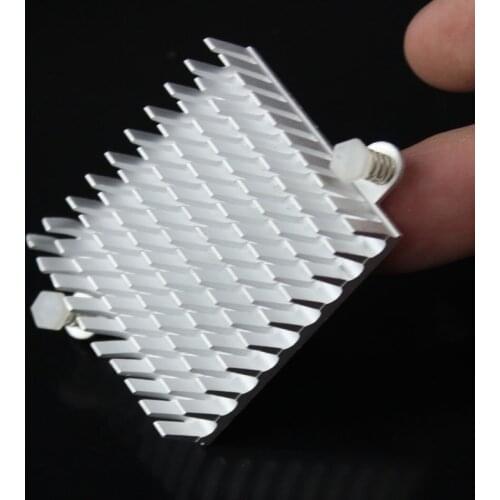 5 Pieces/lot 43x40x11mm Anodized DIY Northbridge Cooling Radiator Heatsink Aluminum