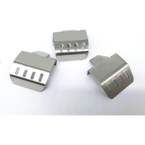 6pcs/set RC Car Stainless Steel Chassis Armor Metal Guard Plate for 1/10 Traxxas TRX6 G63 RC Car Upgrade Parts