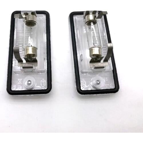 8E0807430A 8E0807430B For AUDI A3 A4 S4 B6 B7 A5 A6 S6 C6 A8 D3 Q7 RS4 License Plate Light Lamp Lens LH RH Left Right