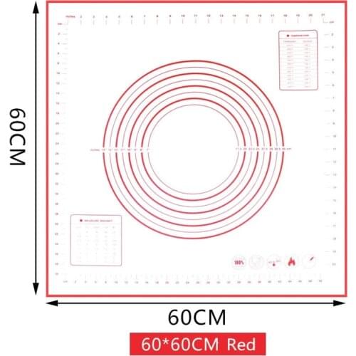 Baking Mat Large Size Non_Stick Silicone 80*60CM /70*50CM/60*60CM /60*50CM Reusable Baking Mat Baking Tool Food Grade BPA FREE