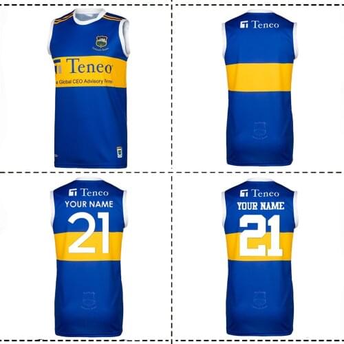 2021 Tipperary GAA Vest Home Jersey 2021/22 IRELAND TIPPERARY SINGLET TRAINING RUGBY JERSEY size S--3XL