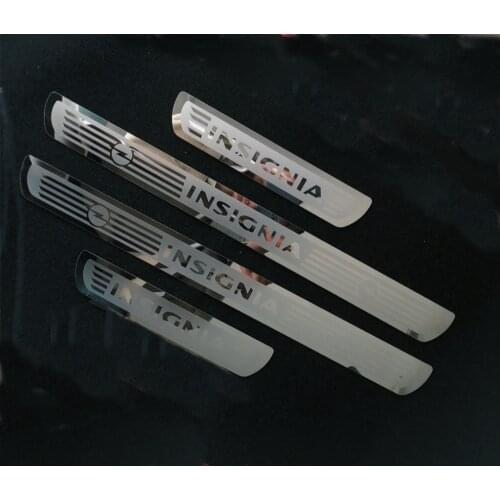 For Opel Vauxhall Insignia 2013-2018 2019 2020 Stainless Steel Door Sill Scuff Plate Trim Protector Car Styling Accessories