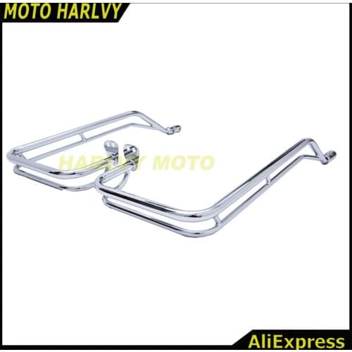 Nostalgic Saddlebag Guard Rails for Harley Davidson Road King Classic FLHRC 2009-2013