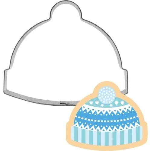 New Hat Sweater Mold Cookie Cutter Fondant Cake Decor Cupcake Pastry Biscuit Mould DIY Birthday Bakeware Cake Tool
