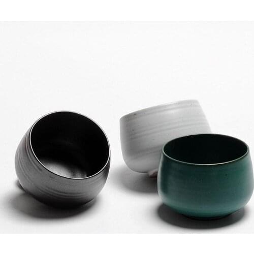 Drinkware Chinese Style Ceramic Tea Cup Chinese Kung Fu Tea Set Porcelain Teacup Small Tea Bowl Coffee Cup 100x100x70mm Teaware