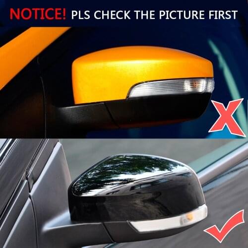 2pcs Flowing Side Wing Rearview Mirror Indicator Blinker LED Dynamic Turn Signal Light For Ford Focus 2 3 Mk2 Mk3 Mondeo Mk4 EU