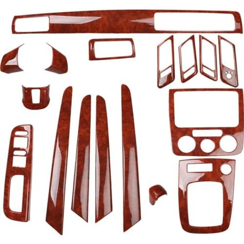 Wood Color Shift Instrument Door Moulding Gear Steering Wheel Decorated Frame For VW Volkswagen Bora Golf 4 2008 1011 12 CAA247A