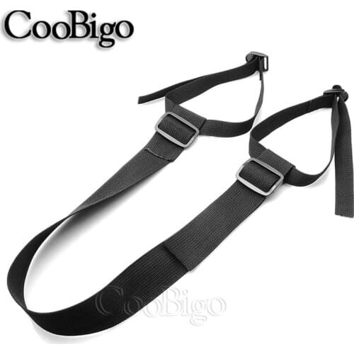 Outdoor Backpack Camping Mattress Sleeping Bag Tent Yoga Mats Strap Adjustable Tied Band Tri-Glide Slider Buckle 3.3" Length