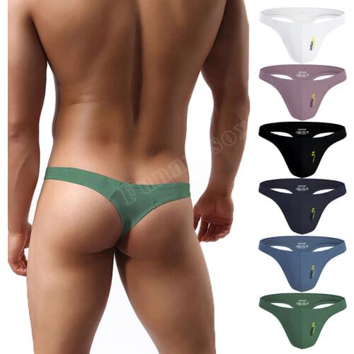 ADANNU G-strings Sexy Breathable Thongs Males Embossed Three-dimensional Pocket Jockstraps Better Understand Your Body T-back