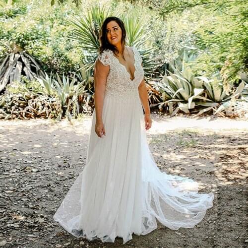 Shwaepepty Beach Wedding Dresses