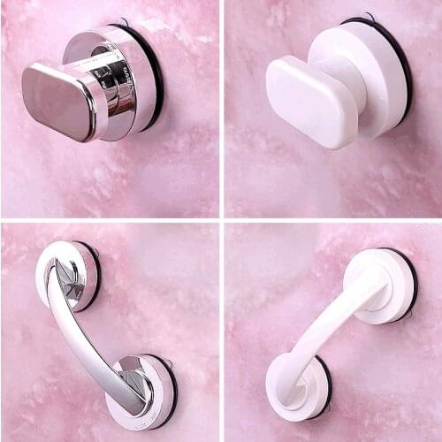 Glass Door Wardrobe Ambry Refrigerator ABS Non-perforated Chuck Door Handle Suction Cup Pull Knob Furniture Hardware
