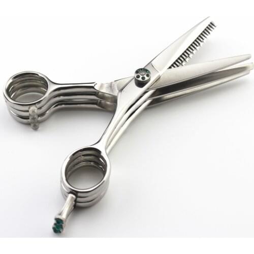 Upscale Japan 440c 5.5 inch 3 in 1 cutting + thinning + thinning hair scissors shears hair clipper barber hairdressing scissors