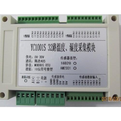 19 channel 32 channel 18B20 Temperature acquisition module AM2301 Temperature and humidity collector module
