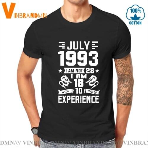 1993 Birth Years T shirt men Tops January February March November April May June July August September October December T-shirt