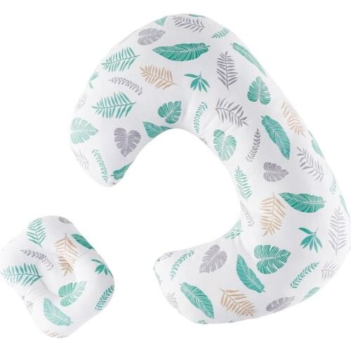 2PCS Baby Nursing Pillows Breastfeeding Pillow Maternity Baby Breastfeeding Pillow U-Shaped Cotton Feeding Waist Cushion Pillow