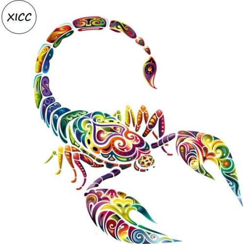2020 New Design Personality Scorpion Animal T-shirt Heat Transfer Printing Vinyl Patches Stock Goods Pokemon Stickers Appliques
