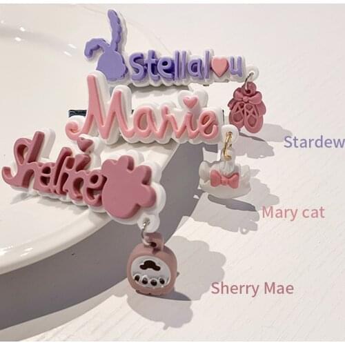 Girl Hair Accessories Cute Color Baby Hair Clip Princess Barrette Korean Hairclip Children Cartoon Headdress Hairpins for Woman