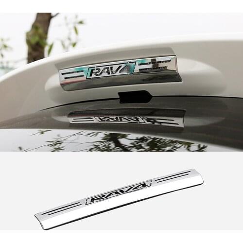 CAR STYLING TAIL BRAKE LIGHT TAILLIGHT TRIM COVER MOULDING FOR TOYOTA RAV4 2014-2019 2020 ACCESSORIES